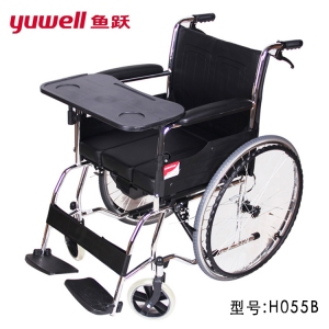 金沙js77999游戏特色器械-江苏鱼跃手动轮椅车H055B实心胎